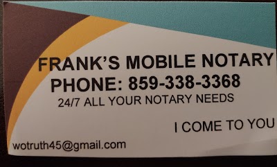 Frank'S Mobile Notary Services