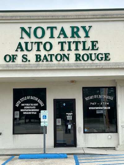 Notary & Auto Title Of South Baton Rouge