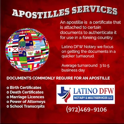 Latino Dfw Notary & Multiservices Llc