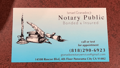 Ismael Granados Jr - Notary Public & Apostille Services